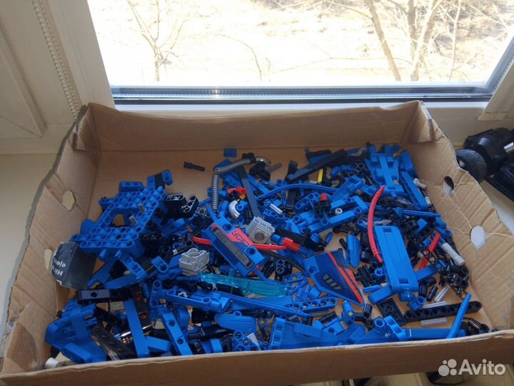 Набор Лего, машинка на пульте управления