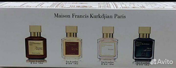 Парфюмерный набор Maison Francis Kurkdjian 4*30