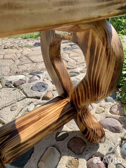 Табурет массив сосны