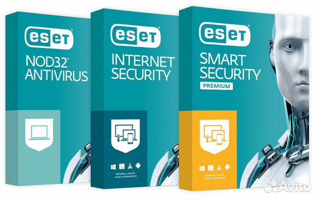 Eset NOD32 Internet Security ключ 1 год купить в Москве | Электроника ...