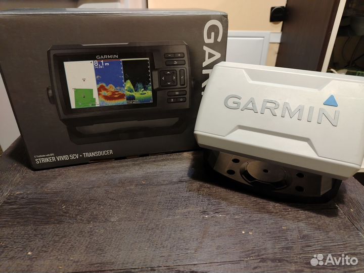 Эхолот garmin striker vivid 5cv с датчиком gt20 tm