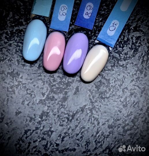 Цветные базы для покрытия гель-лак Rock Nail