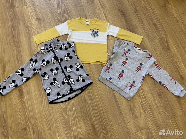 Пакет фирменых вещей на мальчика 5-6 лет