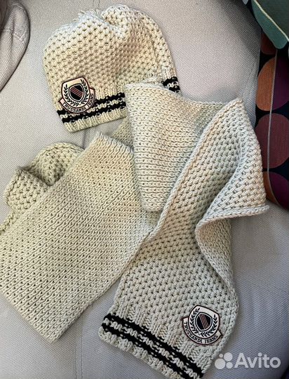 Шапка и шарф Trussardi Jeans оригинал