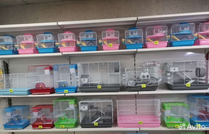 Клетки для грызунов Крыса Хомяк Ёжик Хорёк Кролик