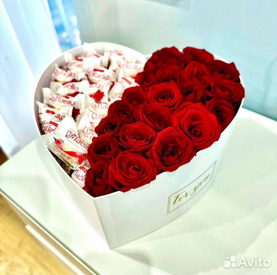 Сладкий подарок бокс на 14 февраля/ день рождение