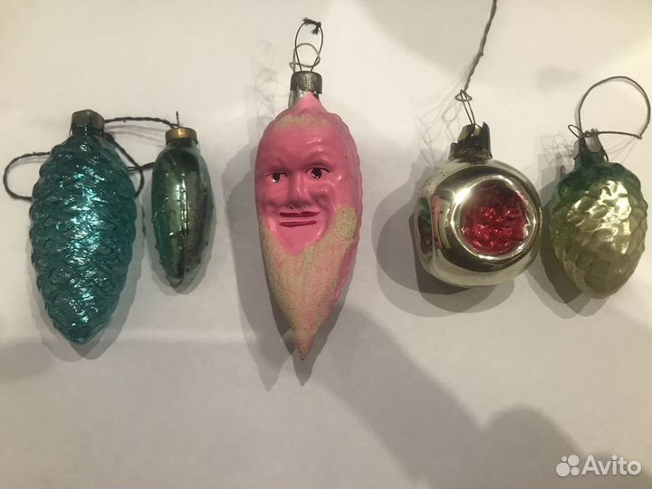 Винтаж.Елочные игрушки.ссср весь лот 500р