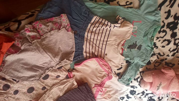 Вещи 1-2 г на девочку пакетом