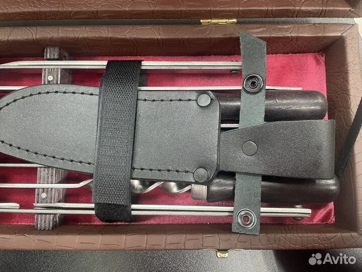 Шашлычный набор Кизляр#4 кожа