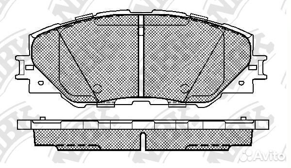Колодки NiBK PN1530 PN1530 NiBK