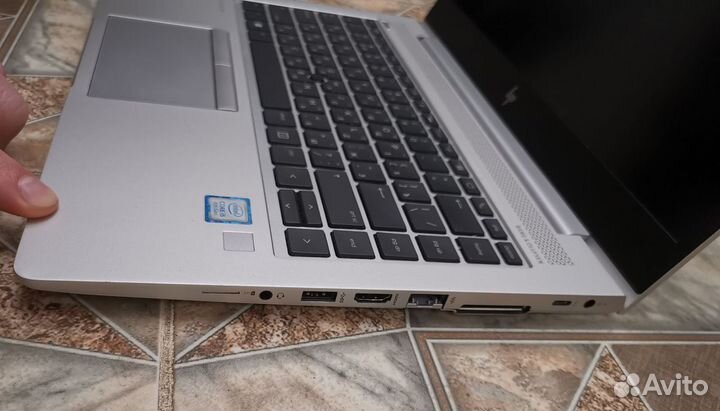 HP Elitebook i5-8го пок/16гб/256 nvme/АКБ новые