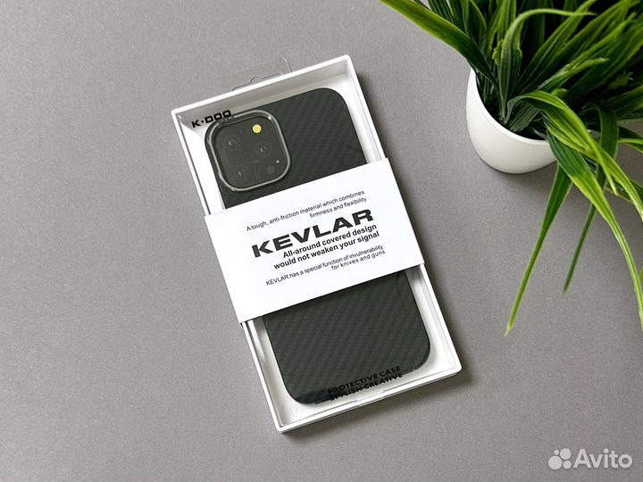 Чехол на iPhone 12 Pro Max Карбоновый