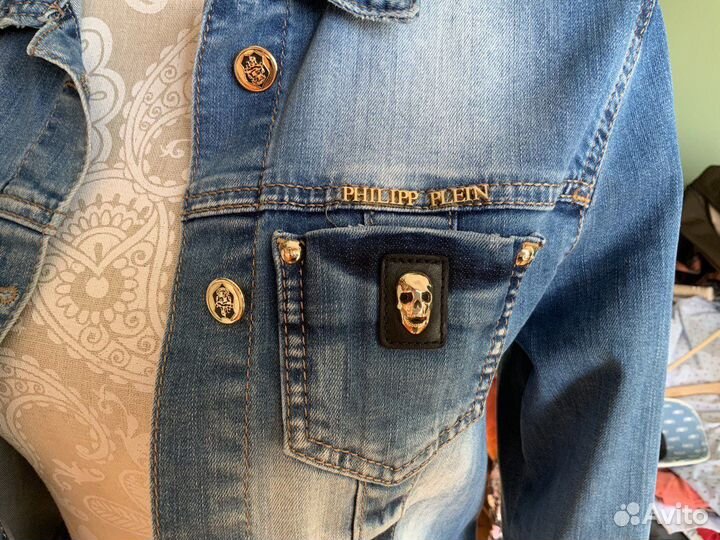Джинсовая куртка женская Philipp Plein 44-46