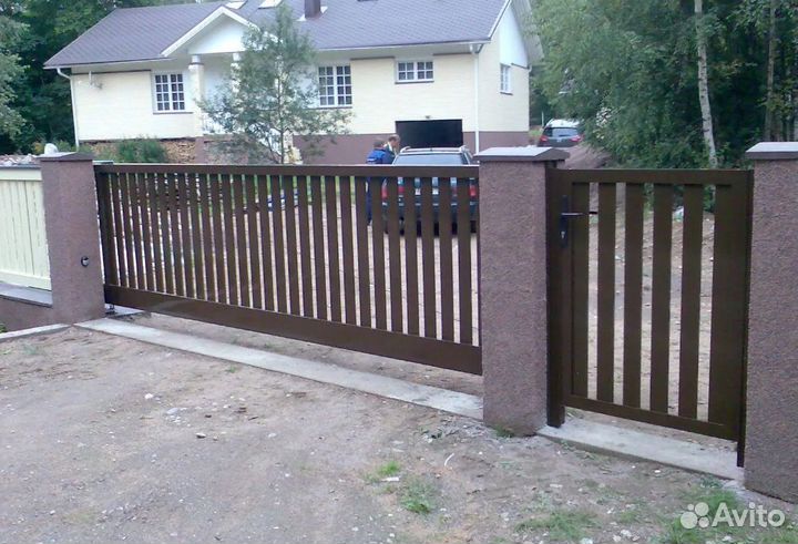 Ворота откатные заказать профессионально