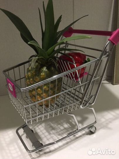 Ваза для фруктов в форме продуктовой корзины