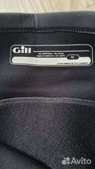 Gill штаны для швертбота. Неопрен. Яхтинг