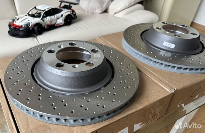 Диск тормозной задний правый Porsche GT3 Carrera