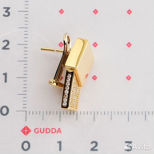 Серьги золотые