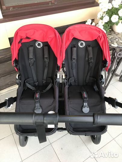 Коляска для двойни bugaboo donkey 3 twin 2 в 1