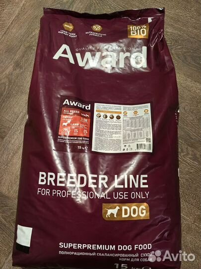 Корм award 15 кг