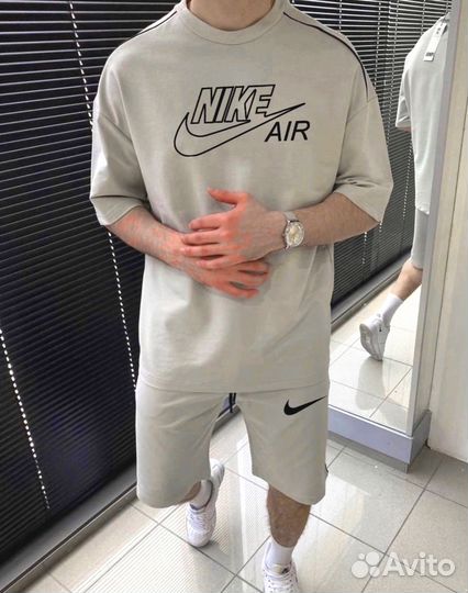 Спортивный костюм nike шорты + футболка