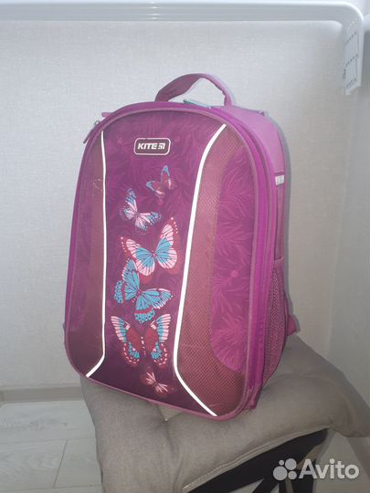 Портфель детский школьный каркасный для девочки