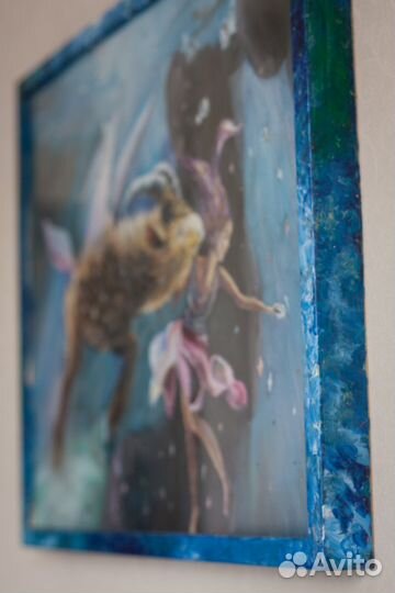 Картина в раме Козерог