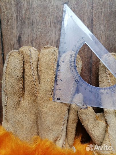 Перчатки детские меховые зимние