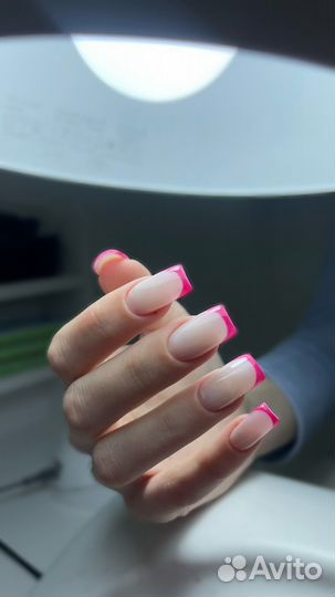 Наращивание ногтей гель лак