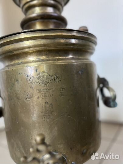 Самовар медалист на углях Василий Баташев Тула