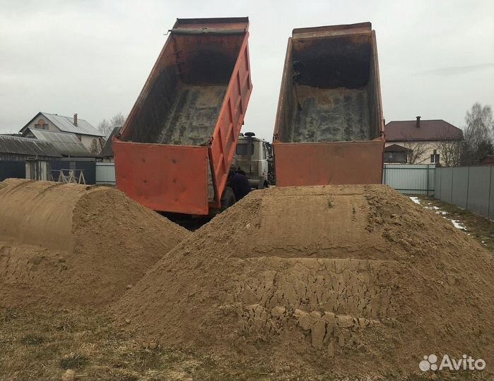 Песок строительный в наличии