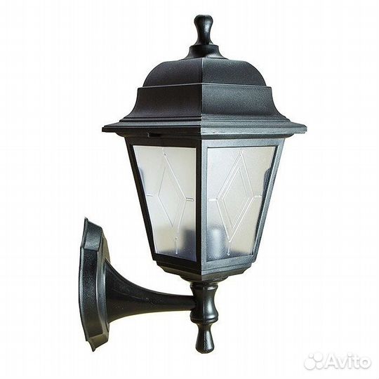 Светильник Uniel Е27 60W IP44 наст. садовый черный