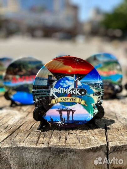 Сувениры, Тарелки Дагестан, Реклама на тарелках