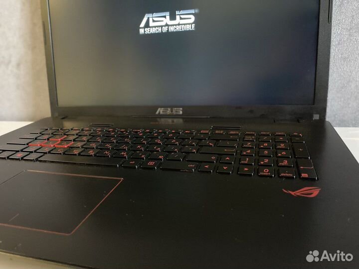 Продам игровой ноутбук asus ROG GL752VW