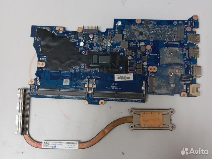 Мат. плата DA0X8MB6G0 X8BHP ProBook 430 G5 донор