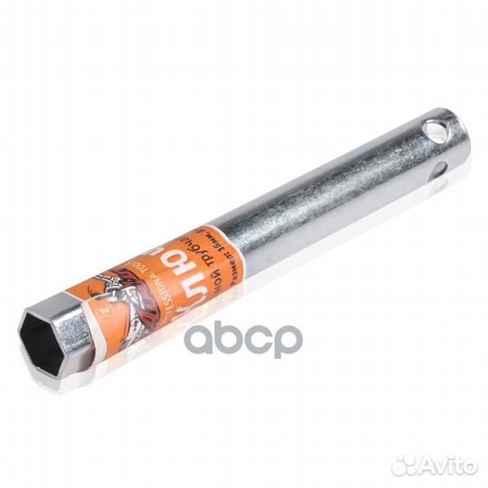 Ключ свечной трубчатый 16*160мм с резиновым фик