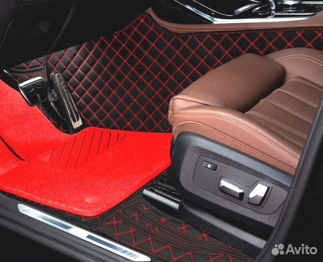 3D Коврики Mercedes AMG из Экокожи