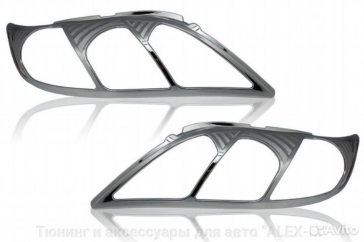 Накладки на фары Toyota Camry v40 2006-2008