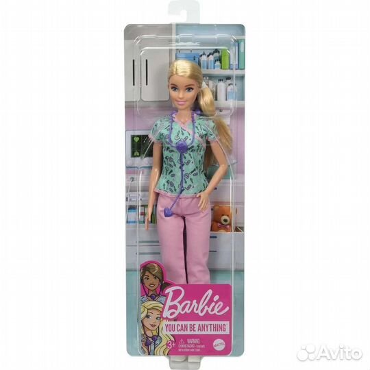 Кукла Barbie Кем быть Медсестра GTW39