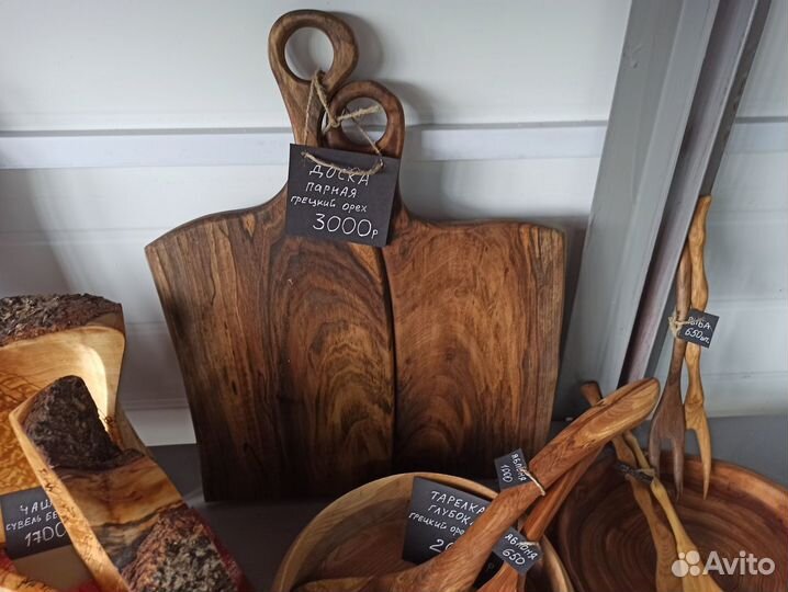 Деревянная посуда (ручная работа)