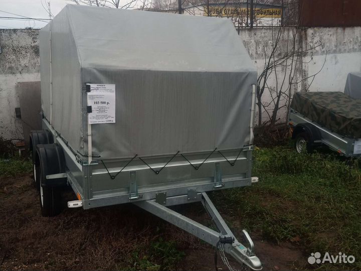 Прицеп 3,2 м. двухосный 3,2*1,5 кмз Модель 7194 F5