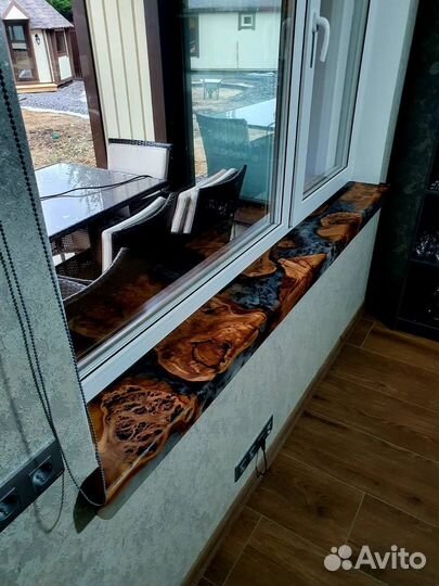 Подоконник из массива на заказ