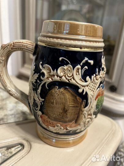 Кружка пивная керамическая Германия
