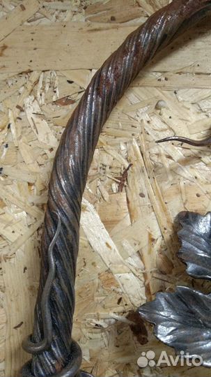 Кованый каминный набор виноградная лоза