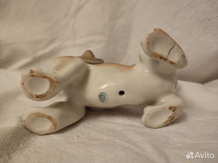 Статуэтка такса лфз под реставрацию