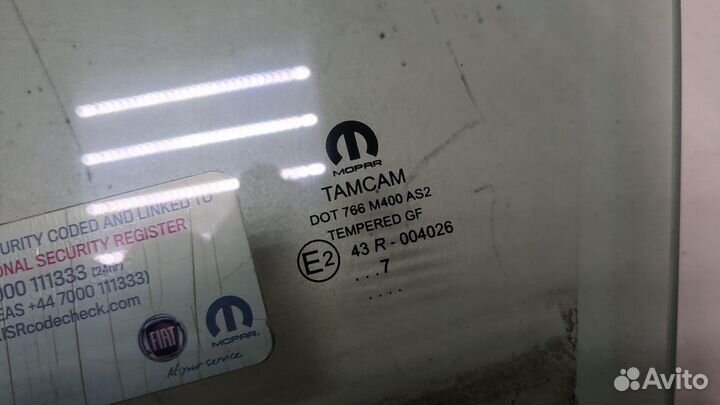 Стекло боковой двери Fiat Tipo, 2017