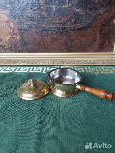 Антикварная кофеварка.Турка.Медь