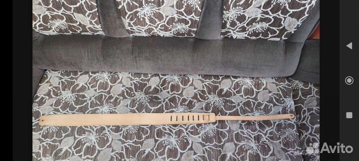 Кожаный гитарный ремень