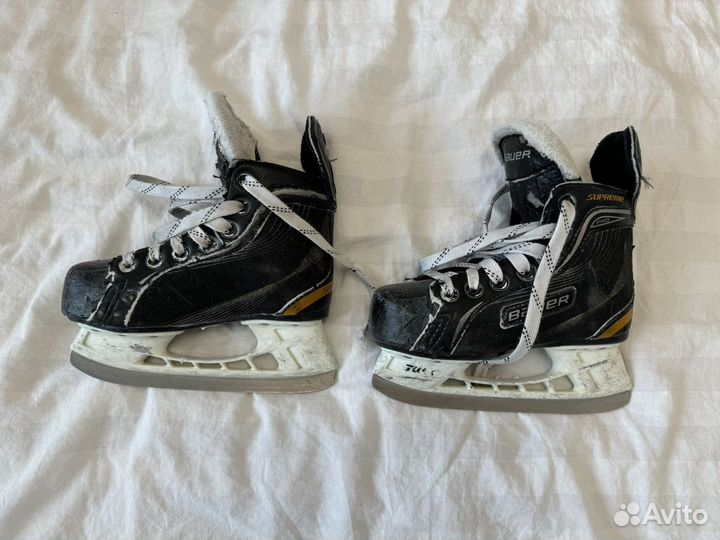 Коньки хоккейные детские Bauer, размер Y10 r