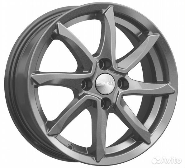 R15 4x100 6J ET40 D60,1 Скад Осака Графит